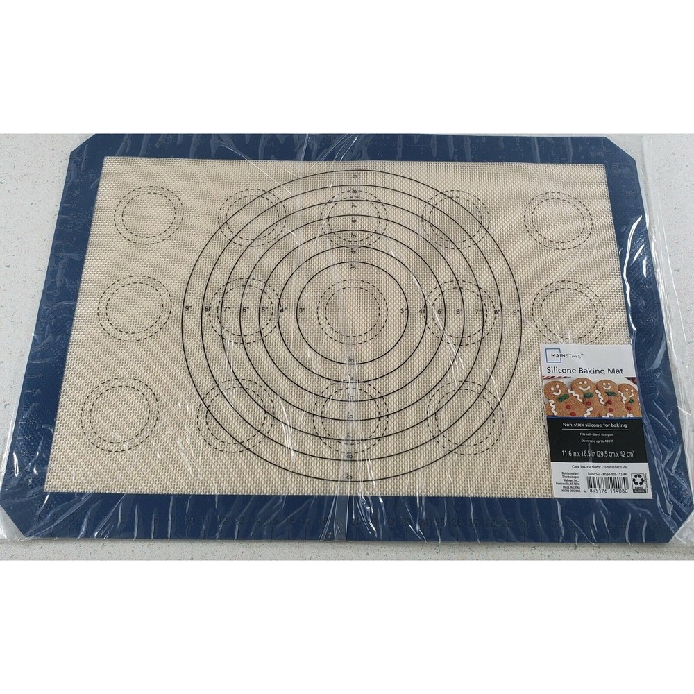 Mainstays Silicone Baking Mat Baltic Sea - 1 Piece New Sealed